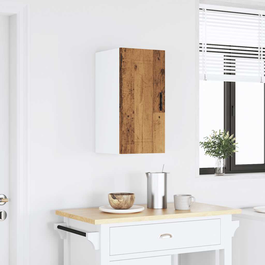 Keukenbovenkast Porto bewerkt hout oud houtkleurig is nu te koop bij PeponiXL, paradijselijk wonen!