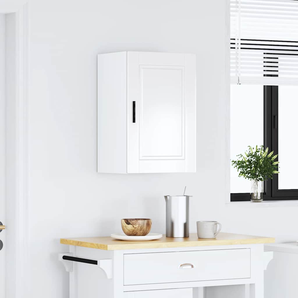 Keukenbovenkast Porto bewerkt hout hoogglans wit is nu te koop bij PeponiXL, paradijselijk wonen!