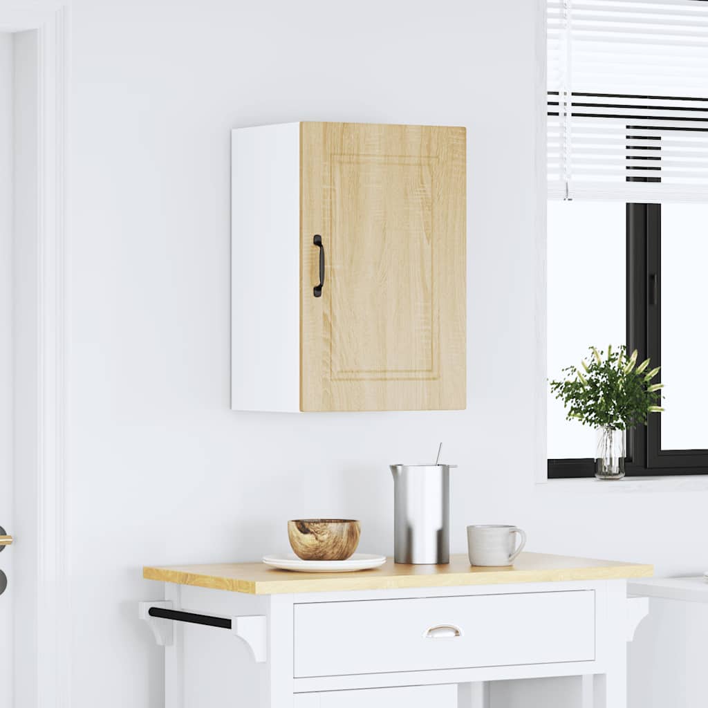 Keukenbovenkast Porto bewerkt hout sonoma eikenkleurig is nu te koop bij PeponiXL, paradijselijk wonen!