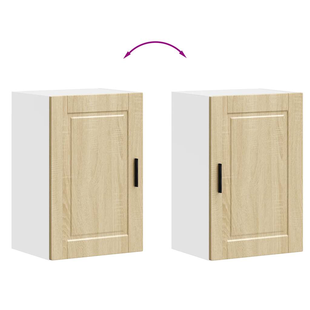 Keukenbovenkast Porto bewerkt hout sonoma eikenkleurig is nu te koop bij PeponiXL, paradijselijk wonen!