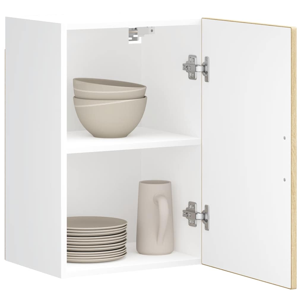 Keukenbovenkast Porto bewerkt hout sonoma eikenkleurig is nu te koop bij PeponiXL, paradijselijk wonen!