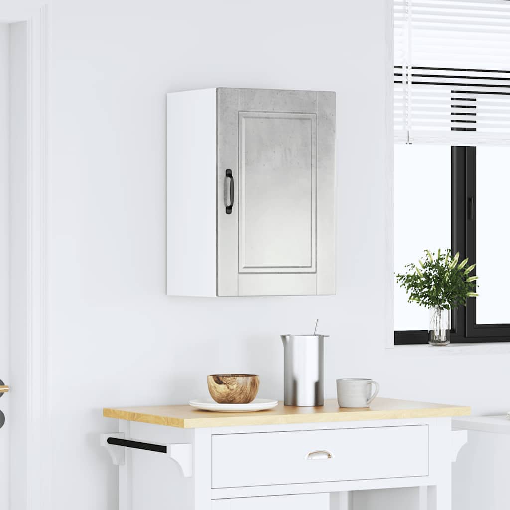 Keukenbovenkast Porto bewerkt hout betongrijs is nu te koop bij PeponiXL, paradijselijk wonen!