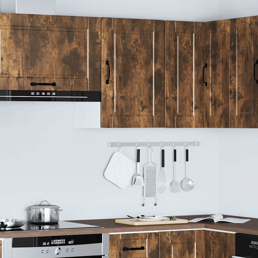 Keukenbovenkast Porto bewerkt hout gerookt eikenkleurig is nu te koop bij PeponiXL, paradijselijk wonen!