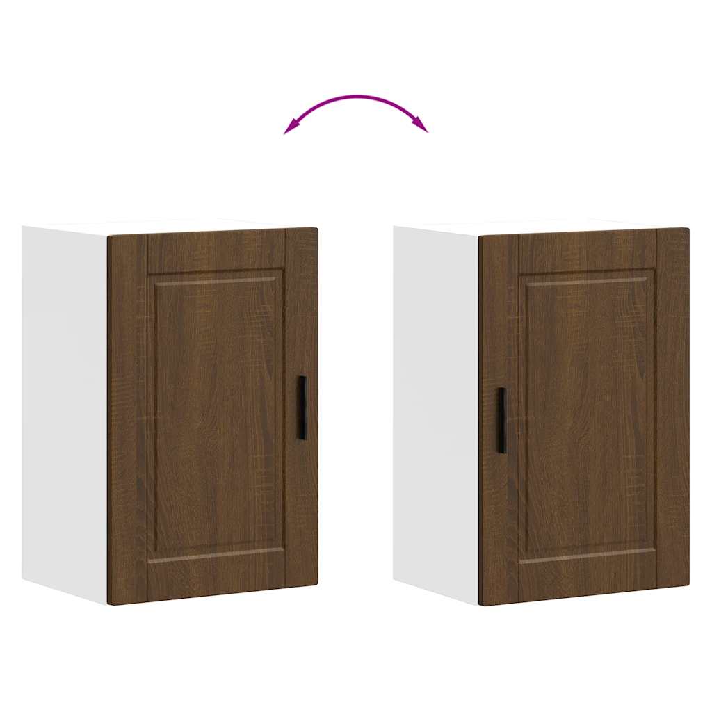 Keukenbovenkast Porto bewerkt hout bruin eikenkleur is nu te koop bij PeponiXL, paradijselijk wonen!