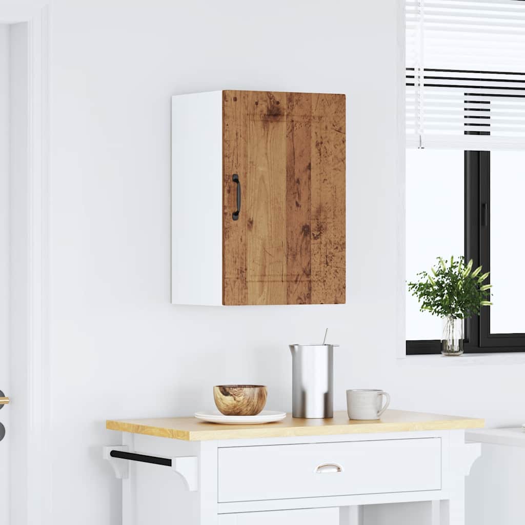 Keukenbovenkast Porto bewerkt hout oud houtkleurig is nu te koop bij PeponiXL, paradijselijk wonen!