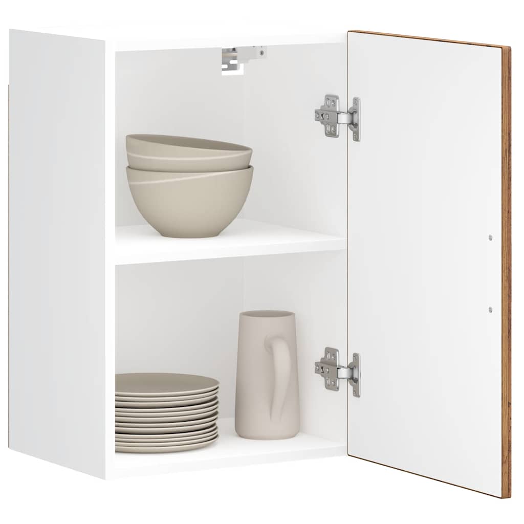 Keukenbovenkast Porto bewerkt hout oud houtkleurig is nu te koop bij PeponiXL, paradijselijk wonen!
