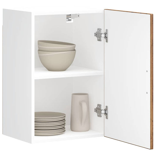 Keukenbovenkast Porto bewerkt hout oud houtkleurig is nu te koop bij PeponiXL, paradijselijk wonen!
