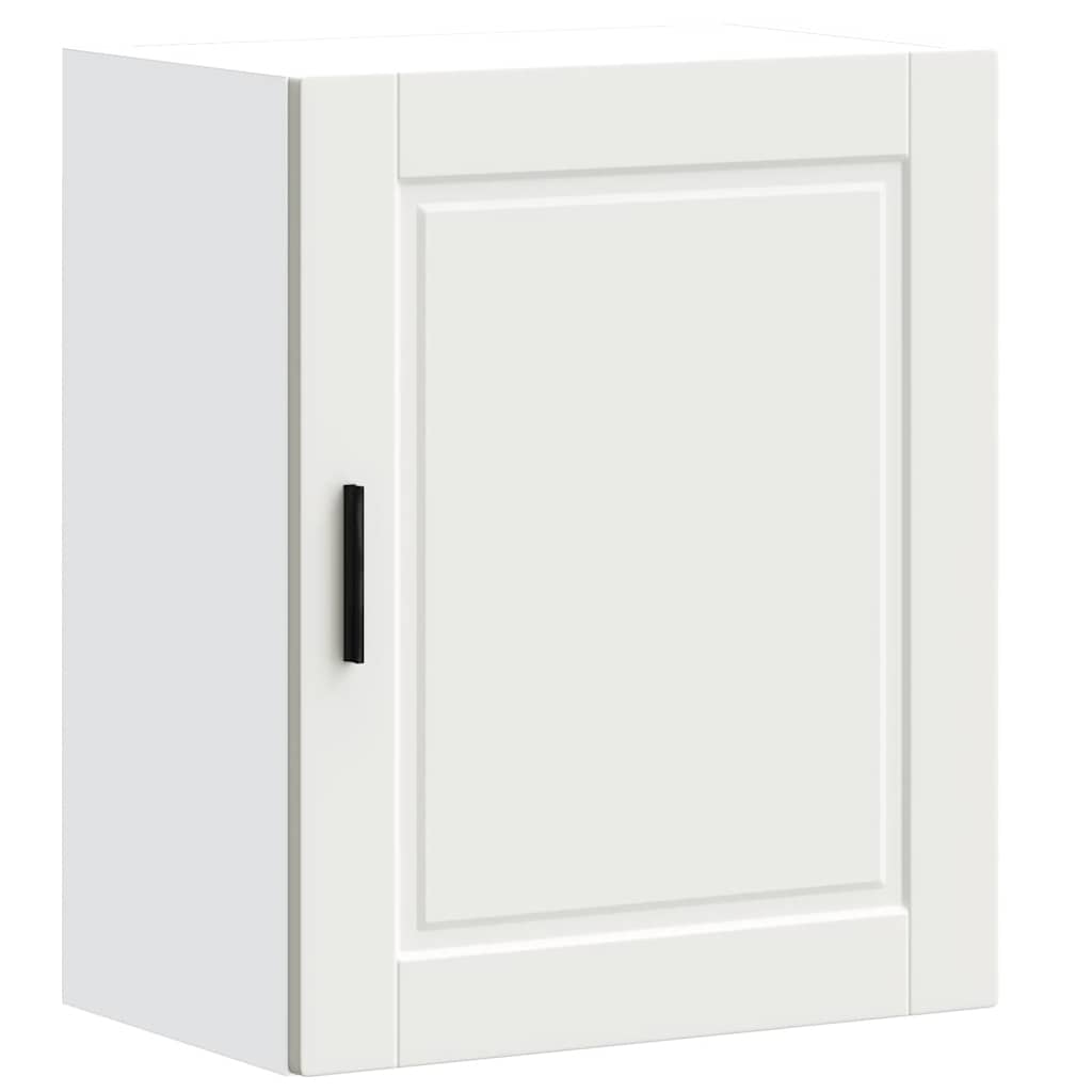 Keukenbovenkasten 2 st Porto bewerkt hout wit is nu te koop bij PeponiXL, paradijselijk wonen!