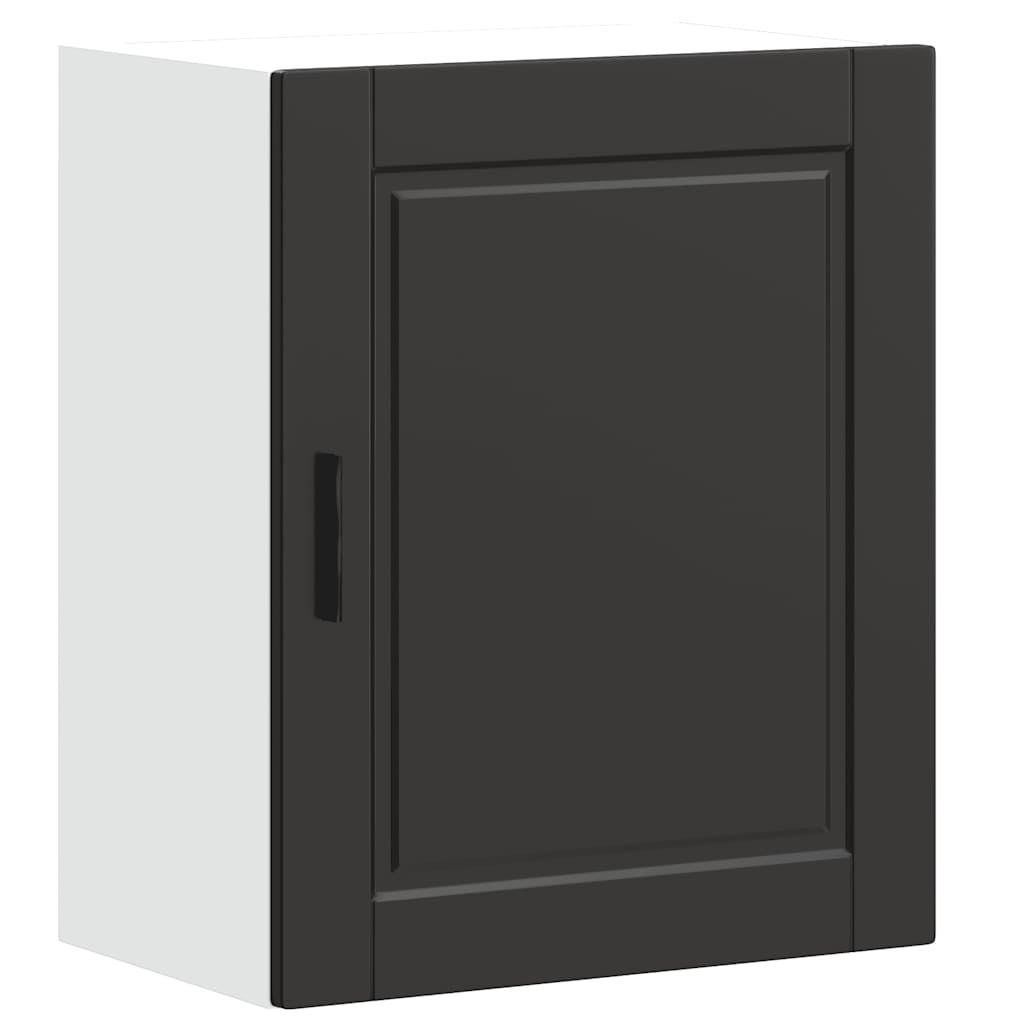 Keukenbovenkast Porto bewerkt hout zwart is nu te koop bij PeponiXL, paradijselijk wonen!