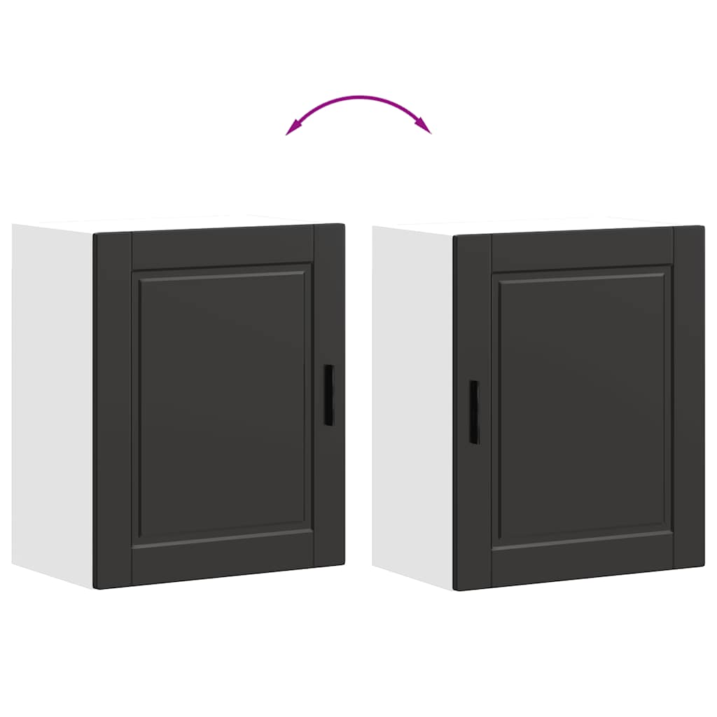 Keukenbovenkast Porto bewerkt hout zwart is nu te koop bij PeponiXL, paradijselijk wonen!