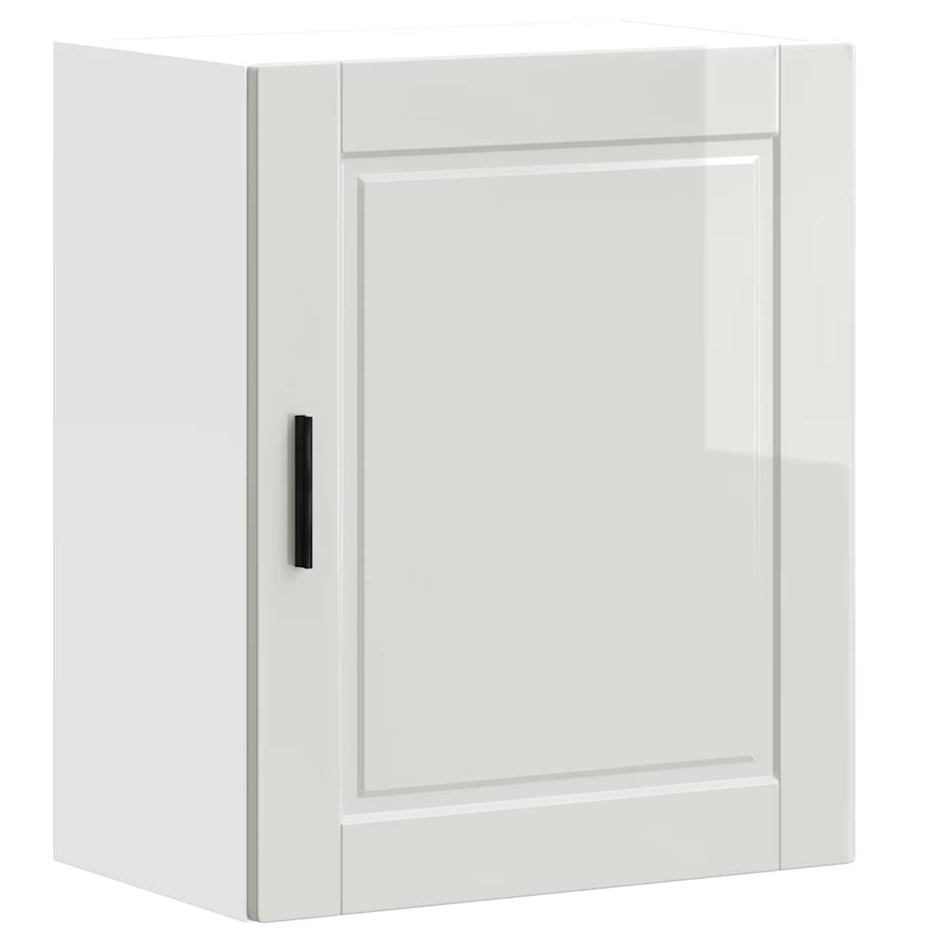 Keukenbovenkast Porto bewerkt hout hoogglans wit is nu te koop bij PeponiXL, paradijselijk wonen!