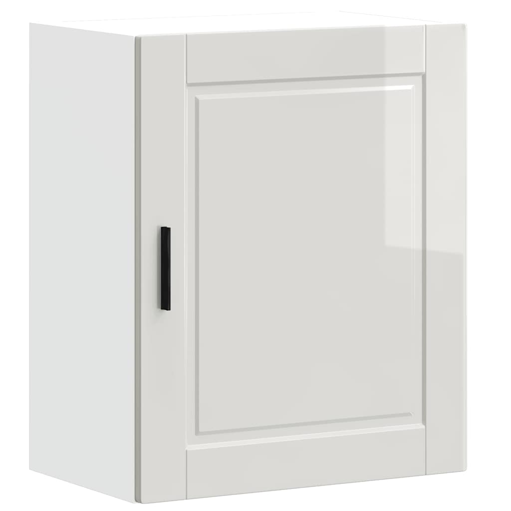 Keukenbovenkasten 2 st Porto bewerkt hout hoogglans wit is nu te koop bij PeponiXL, paradijselijk wonen!