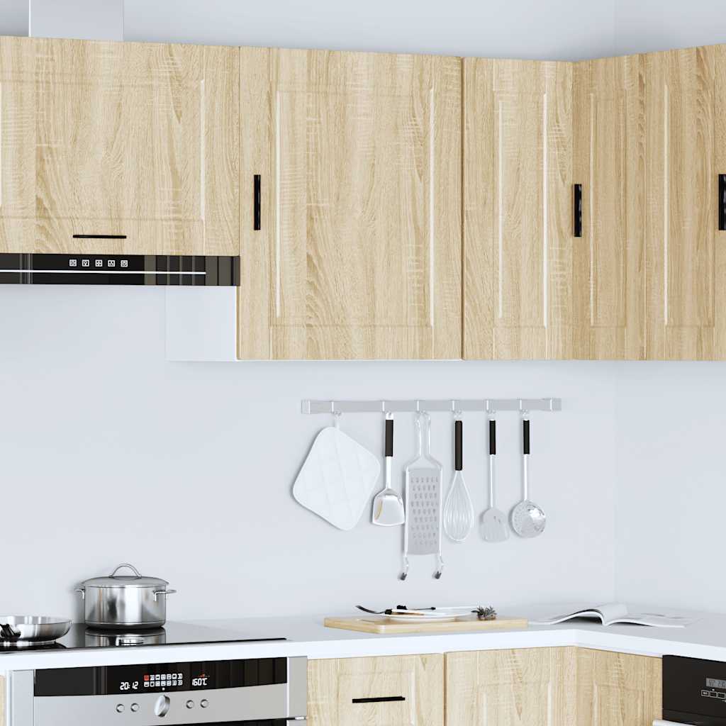 Keukenbovenkast Porto bewerkt hout sonoma eikenkleurig is nu te koop bij PeponiXL, paradijselijk wonen!