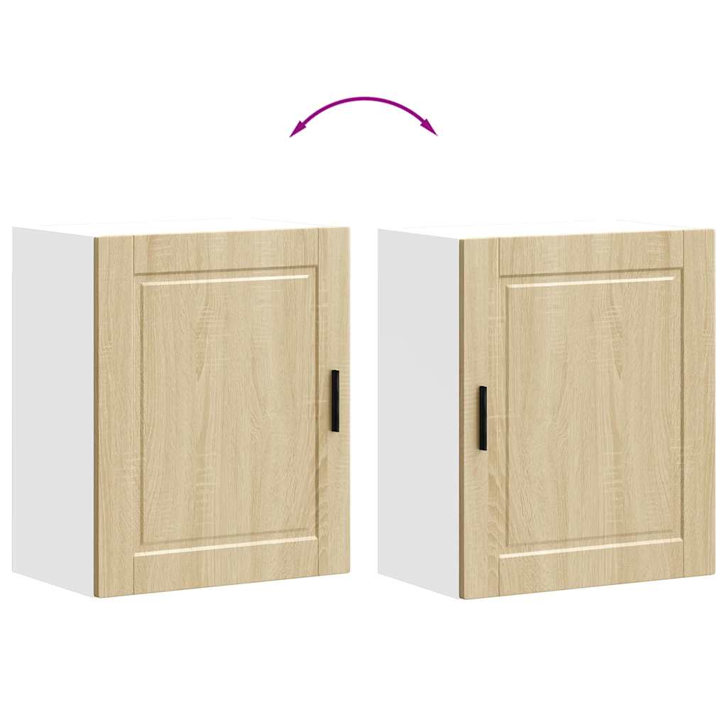 Keukenbovenkast Porto bewerkt hout sonoma eikenkleurig is nu te koop bij PeponiXL, paradijselijk wonen!
