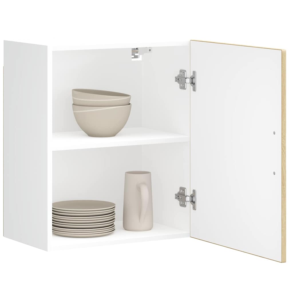 Keukenbovenkast Porto bewerkt hout sonoma eikenkleurig is nu te koop bij PeponiXL, paradijselijk wonen!