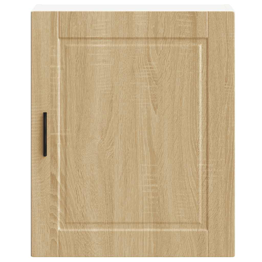 Keukenbovenkasten 2 st Porto bewerkt hout sonoma eikenkleurig is nu te koop bij PeponiXL, paradijselijk wonen!