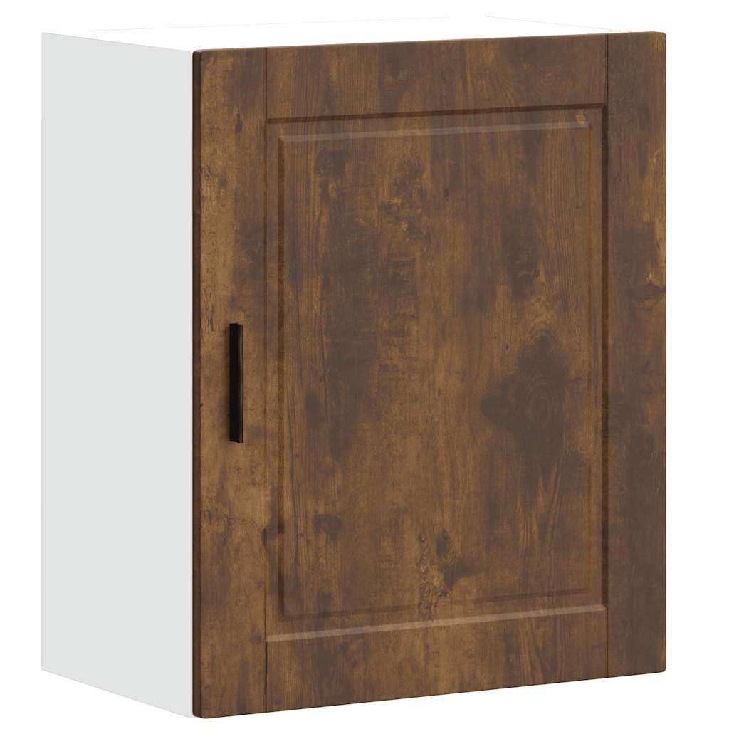Keukenbovenkasten 2 st Porto bewerkt hout gerookt eikenkleurig is nu te koop bij PeponiXL, paradijselijk wonen!