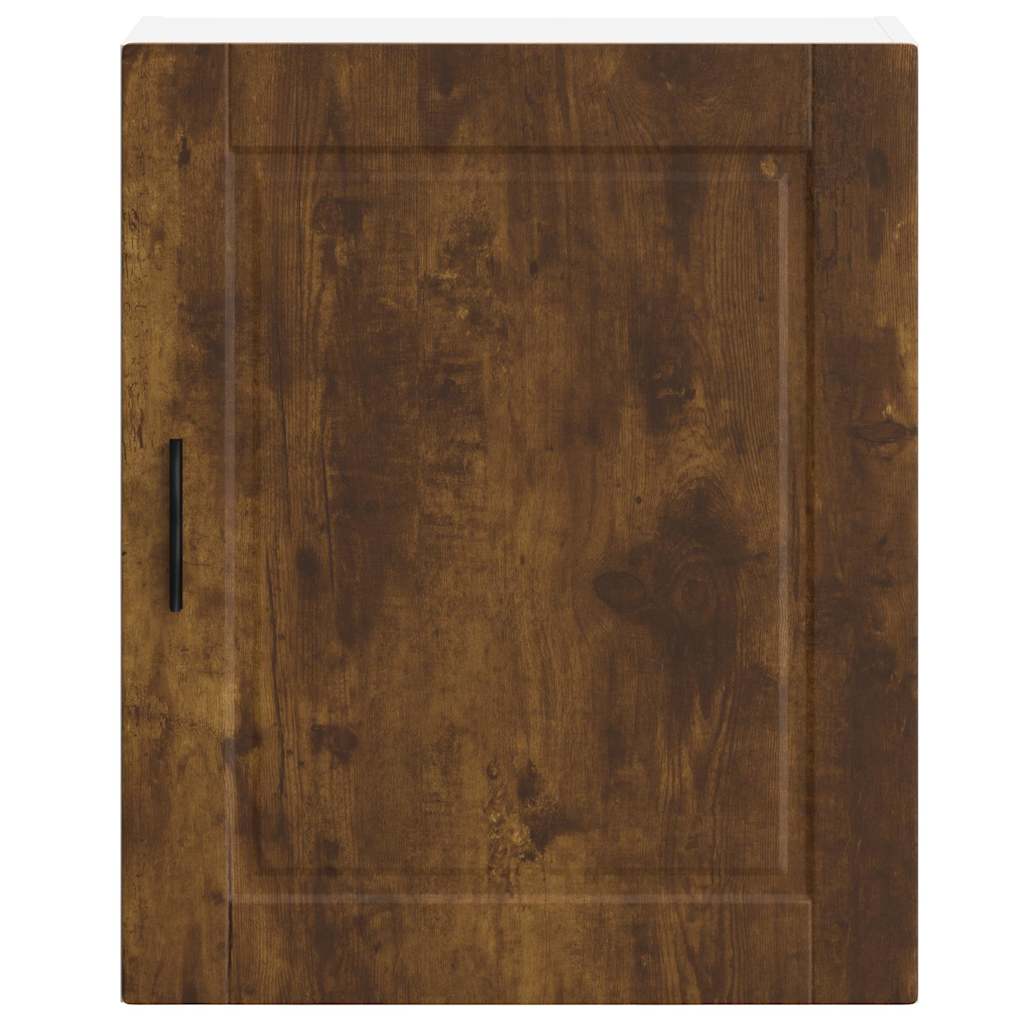 Keukenbovenkasten 2 st Porto bewerkt hout gerookt eikenkleurig is nu te koop bij PeponiXL, paradijselijk wonen!