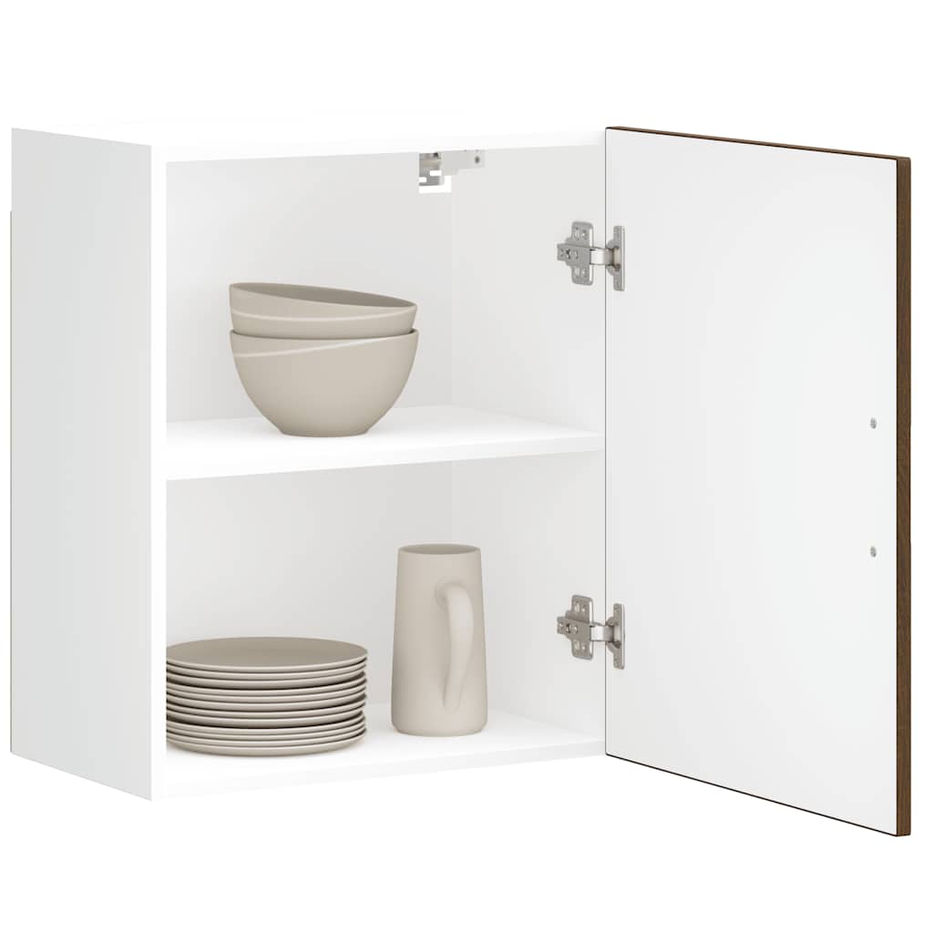 Keukenbovenkast Porto bewerkt hout bruin eikenkleur is nu te koop bij PeponiXL, paradijselijk wonen!