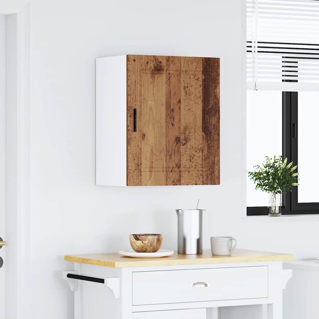 Keukenbovenkast Porto bewerkt hout oud houtkleurig is nu te koop bij PeponiXL, paradijselijk wonen!