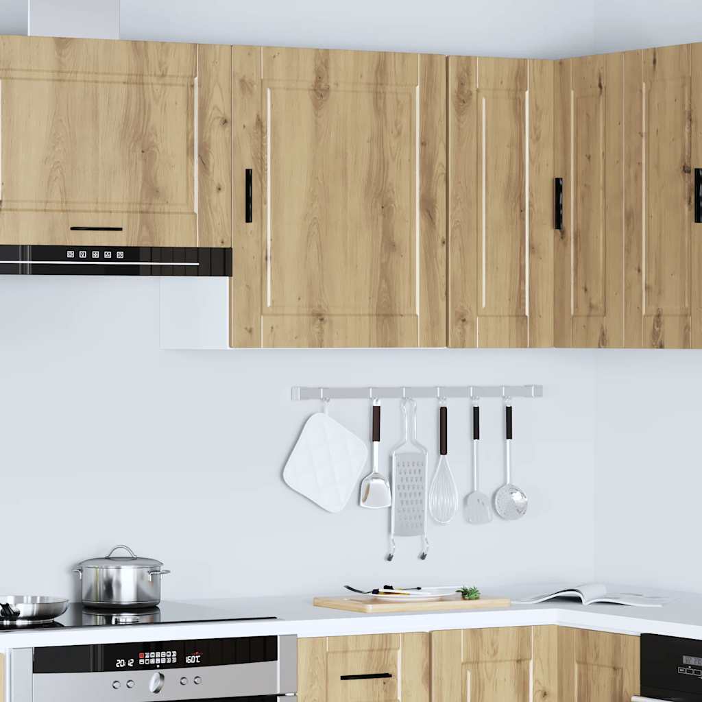 Keukenbovenkast Porto bewerkt hout artisanaal eikenkleur is nu te koop bij PeponiXL, paradijselijk wonen!