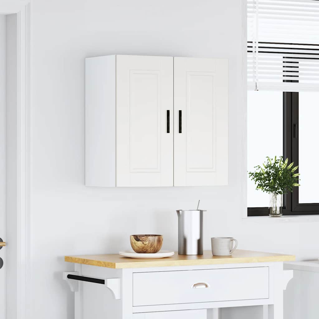 Keukenbovenkast Porto bewerkt hout wit is nu te koop bij PeponiXL, paradijselijk wonen!