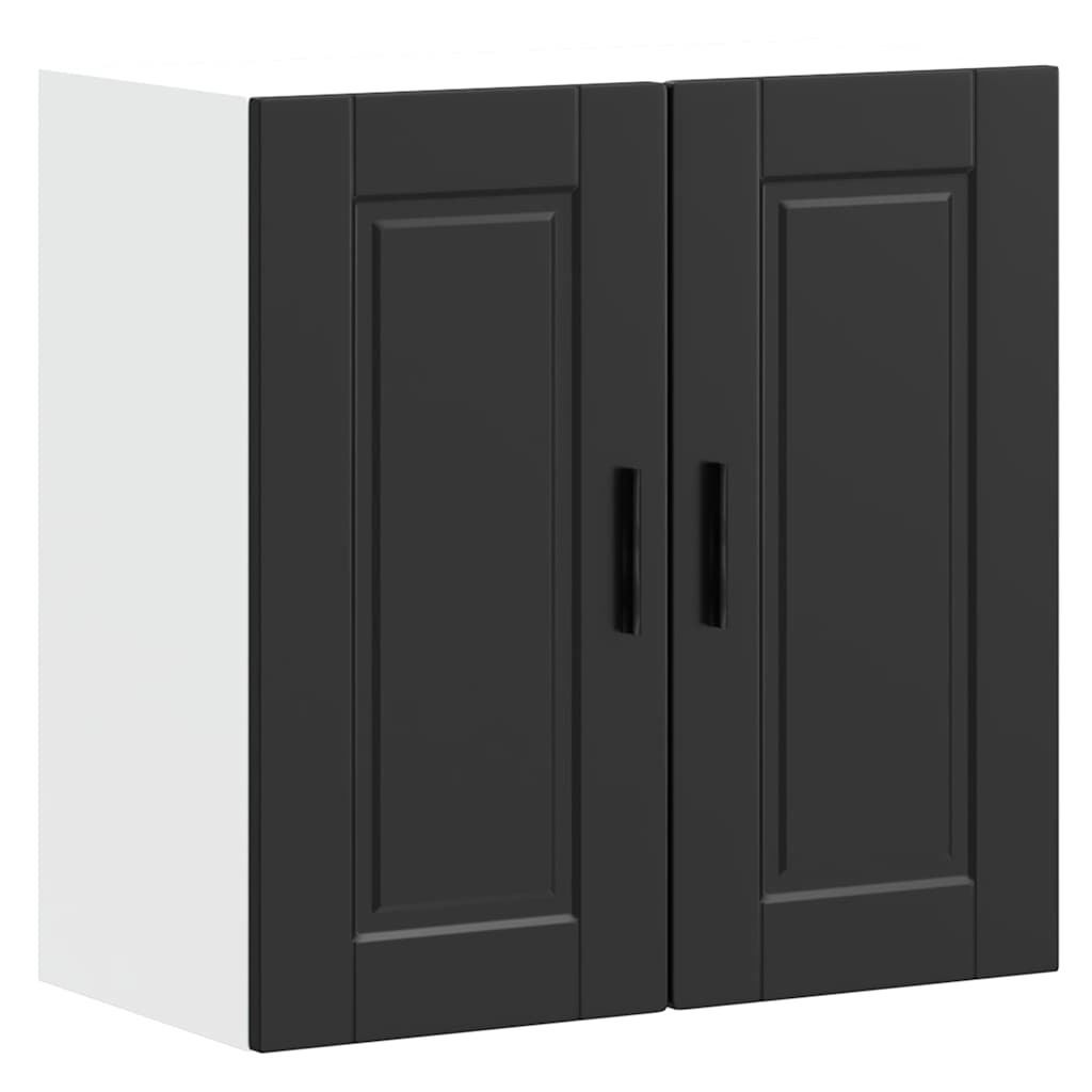 Keukenbovenkast Porto bewerkt hout zwart is nu te koop bij PeponiXL, paradijselijk wonen!
