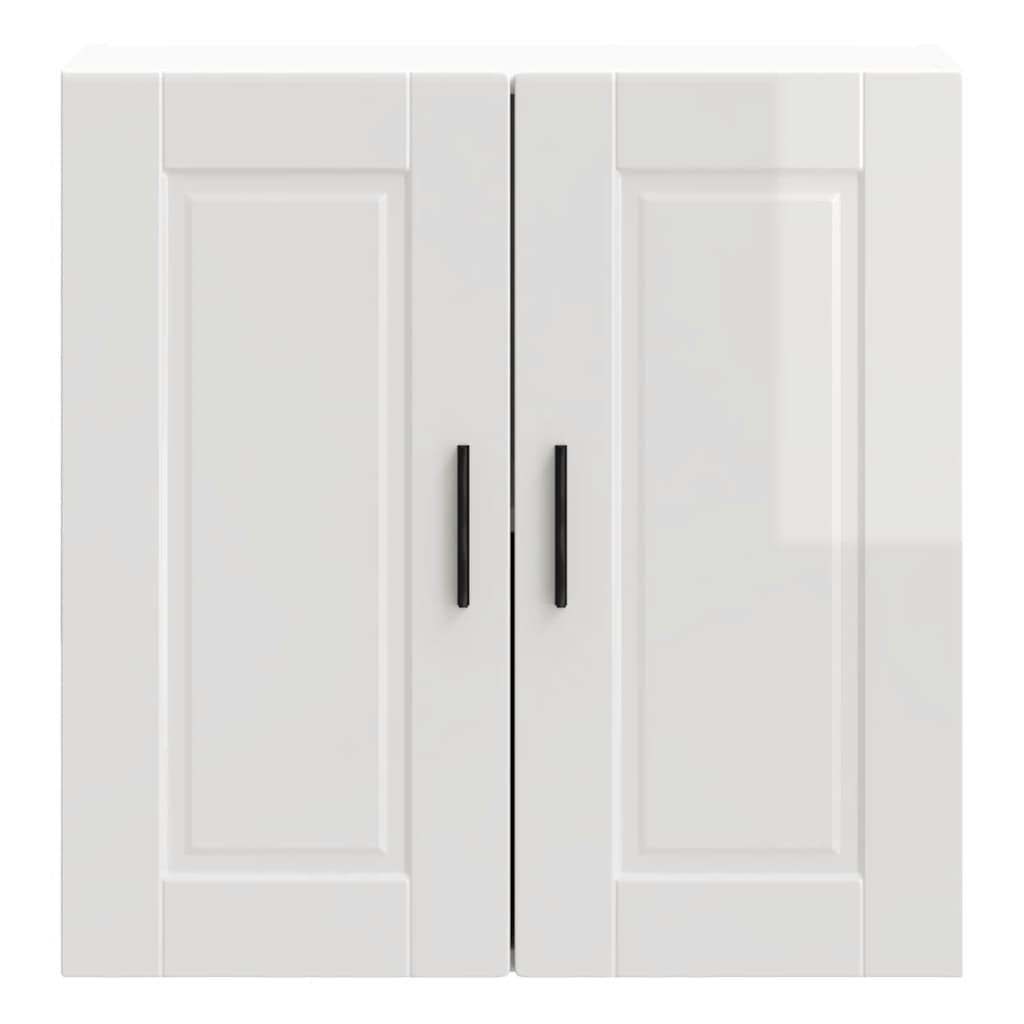 Keukenbovenkast Porto bewerkt hout hoogglans wit is nu te koop bij PeponiXL, paradijselijk wonen!