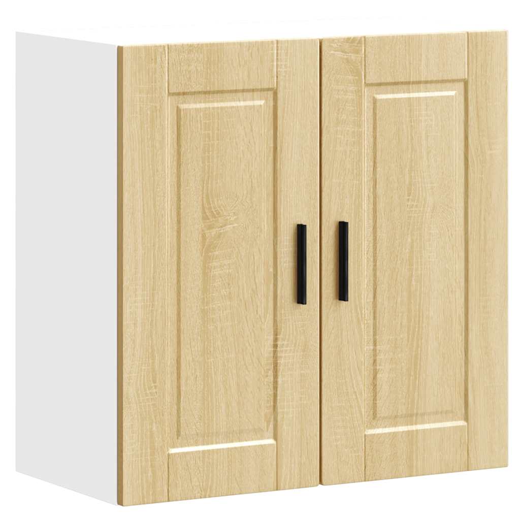 Keukenbovenkast Porto bewerkt hout sonoma eikenkleurig is nu te koop bij PeponiXL, paradijselijk wonen!