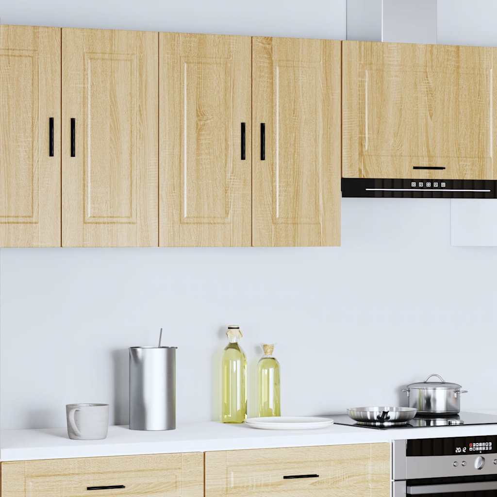Keukenbovenkast Porto bewerkt hout sonoma eikenkleurig is nu te koop bij PeponiXL, paradijselijk wonen!