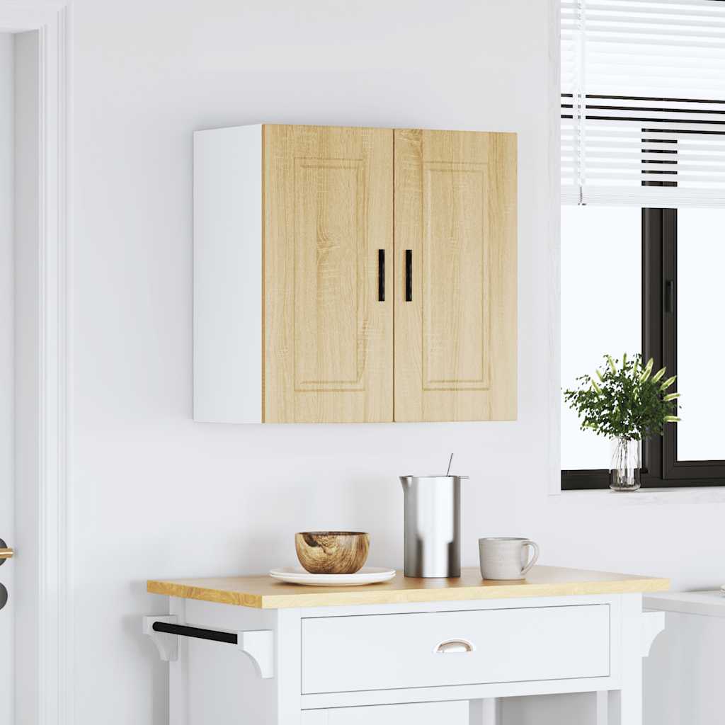 Keukenbovenkast Porto bewerkt hout sonoma eikenkleurig is nu te koop bij PeponiXL, paradijselijk wonen!
