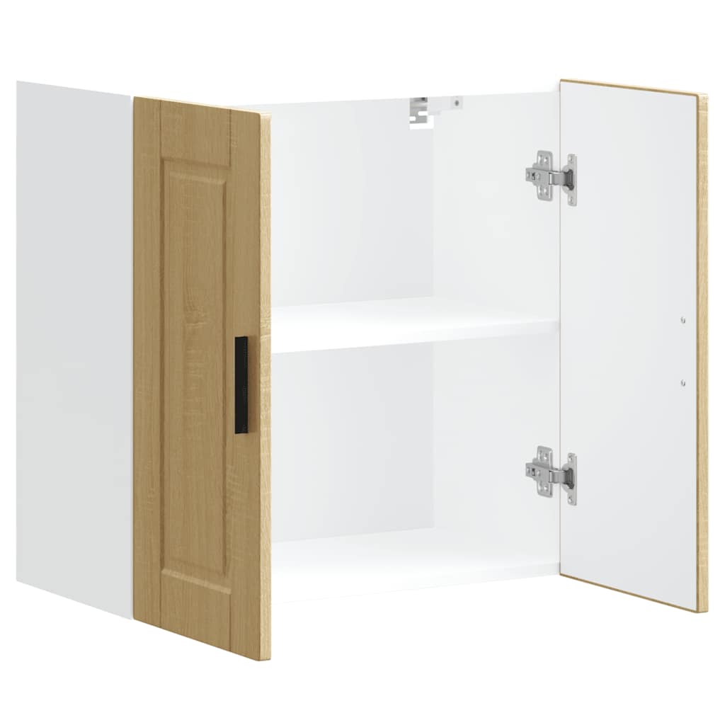 Keukenbovenkast Porto bewerkt hout sonoma eikenkleurig is nu te koop bij PeponiXL, paradijselijk wonen!