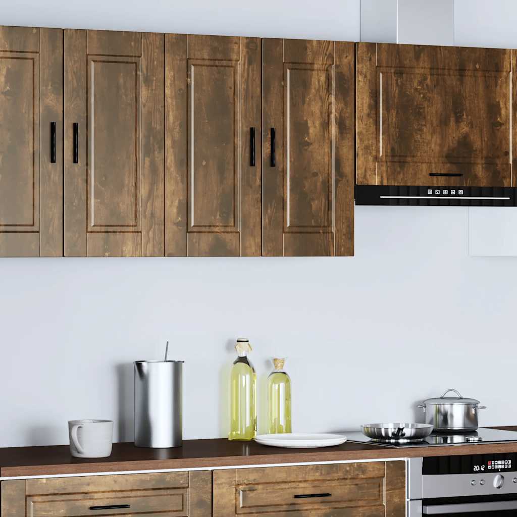 Keukenbovenkast Porto bewerkt hout gerookt eikenkleurig is nu te koop bij PeponiXL, paradijselijk wonen!