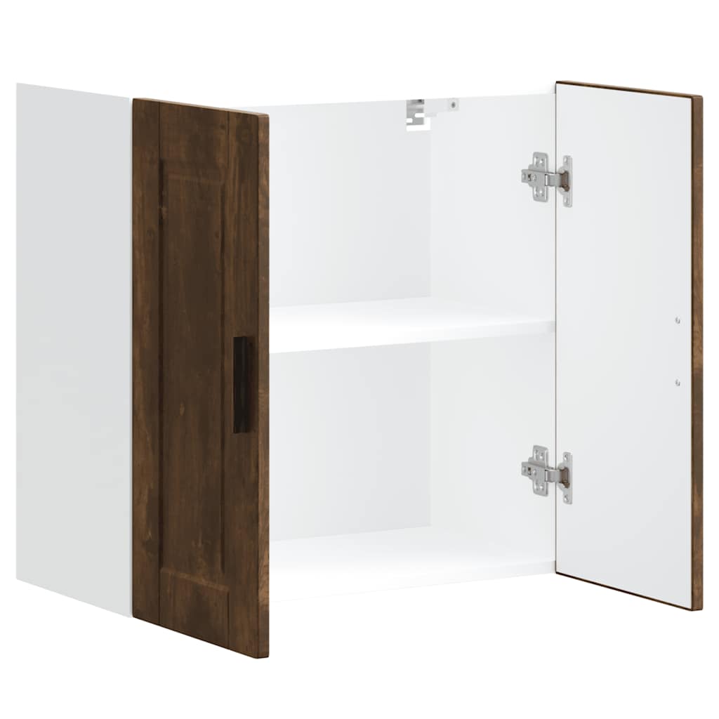 Keukenbovenkast Porto bewerkt hout gerookt eikenkleurig is nu te koop bij PeponiXL, paradijselijk wonen!