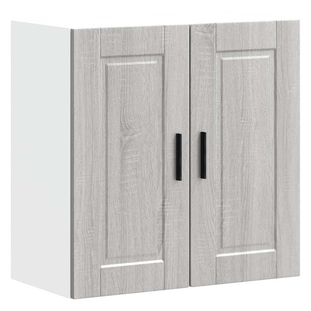 Keukenbovenkast Porto bewerkt hout grijs sonoma eiken is nu te koop bij PeponiXL, paradijselijk wonen!