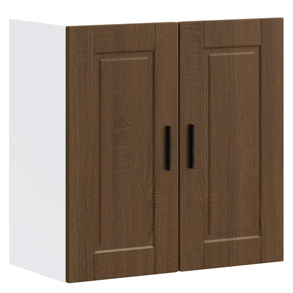 Keukenbovenkast Porto bewerkt hout bruin eikenkleur is nu te koop bij PeponiXL, paradijselijk wonen!