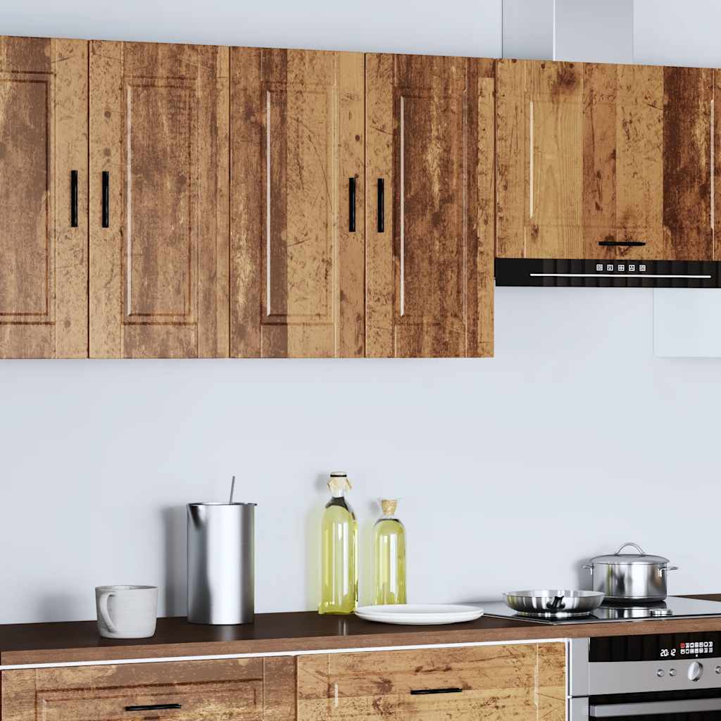 Keukenbovenkast Porto bewerkt hout oud houtkleurig is nu te koop bij PeponiXL, paradijselijk wonen!
