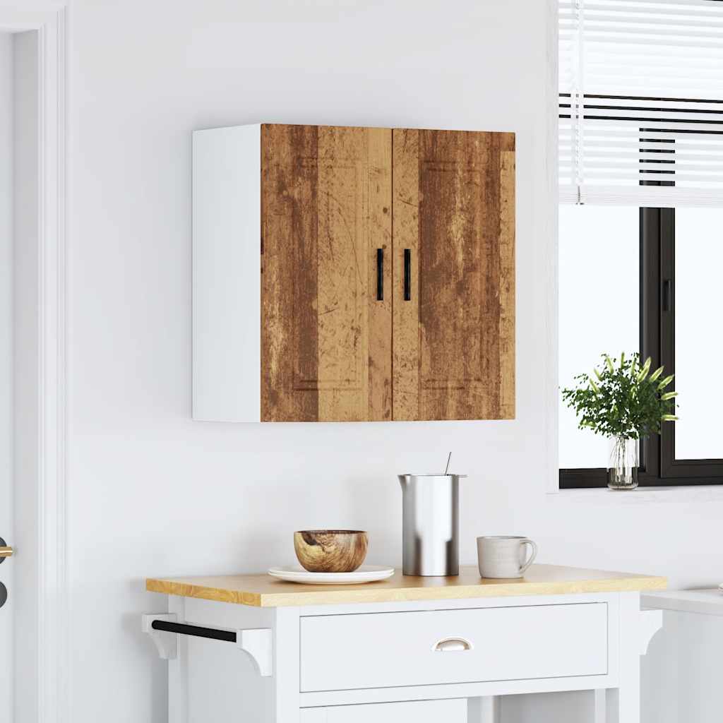 Keukenbovenkast Porto bewerkt hout oud houtkleurig is nu te koop bij PeponiXL, paradijselijk wonen!