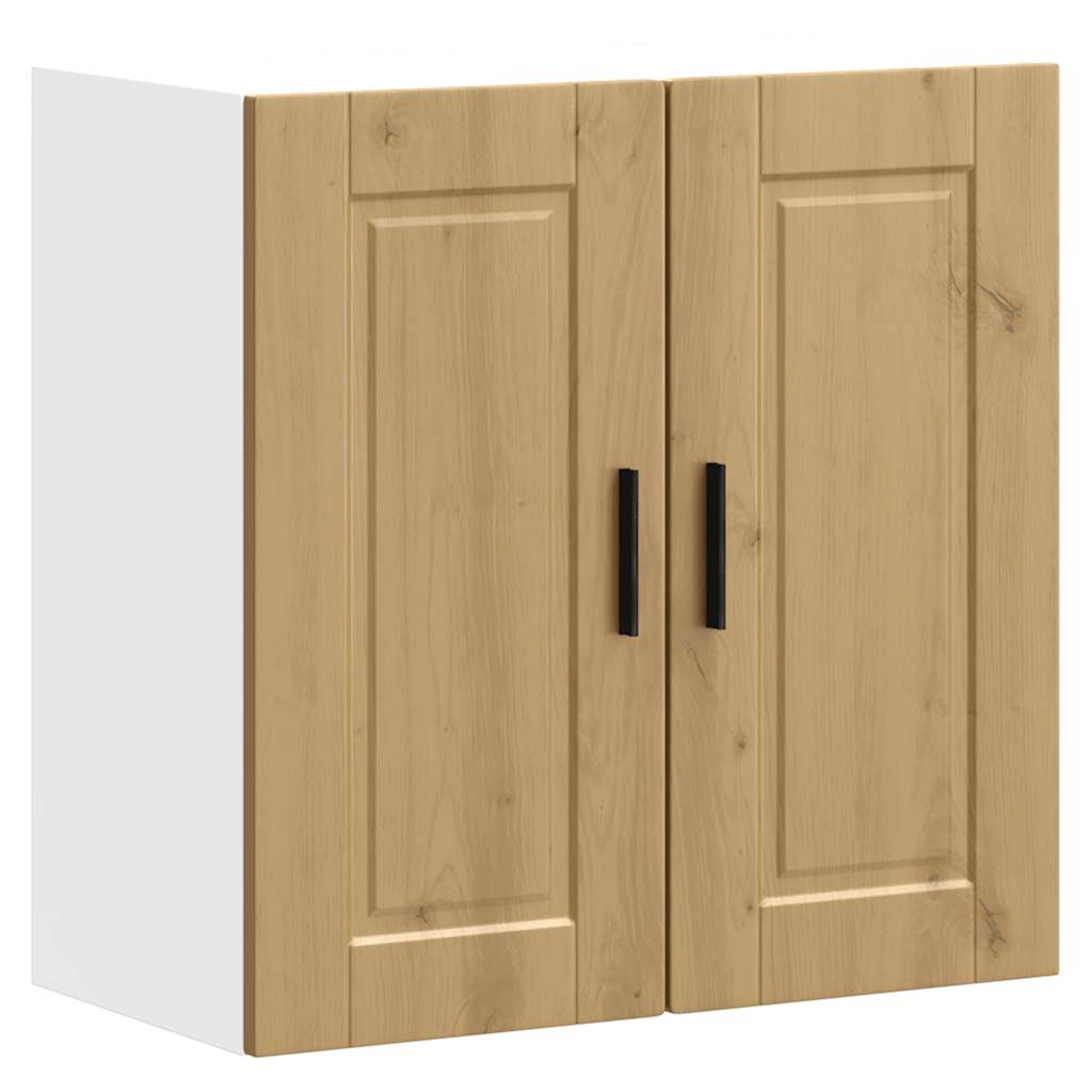 Keukenbovenkast Porto bewerkt hout artisanaal eikenkleur is nu te koop bij PeponiXL, paradijselijk wonen!