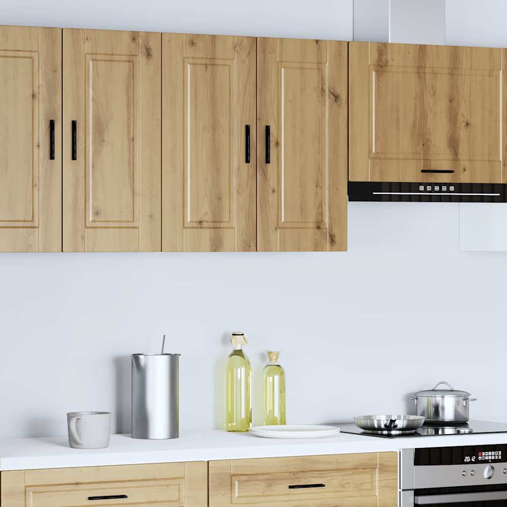 Keukenbovenkast Porto bewerkt hout artisanaal eikenkleur is nu te koop bij PeponiXL, paradijselijk wonen!