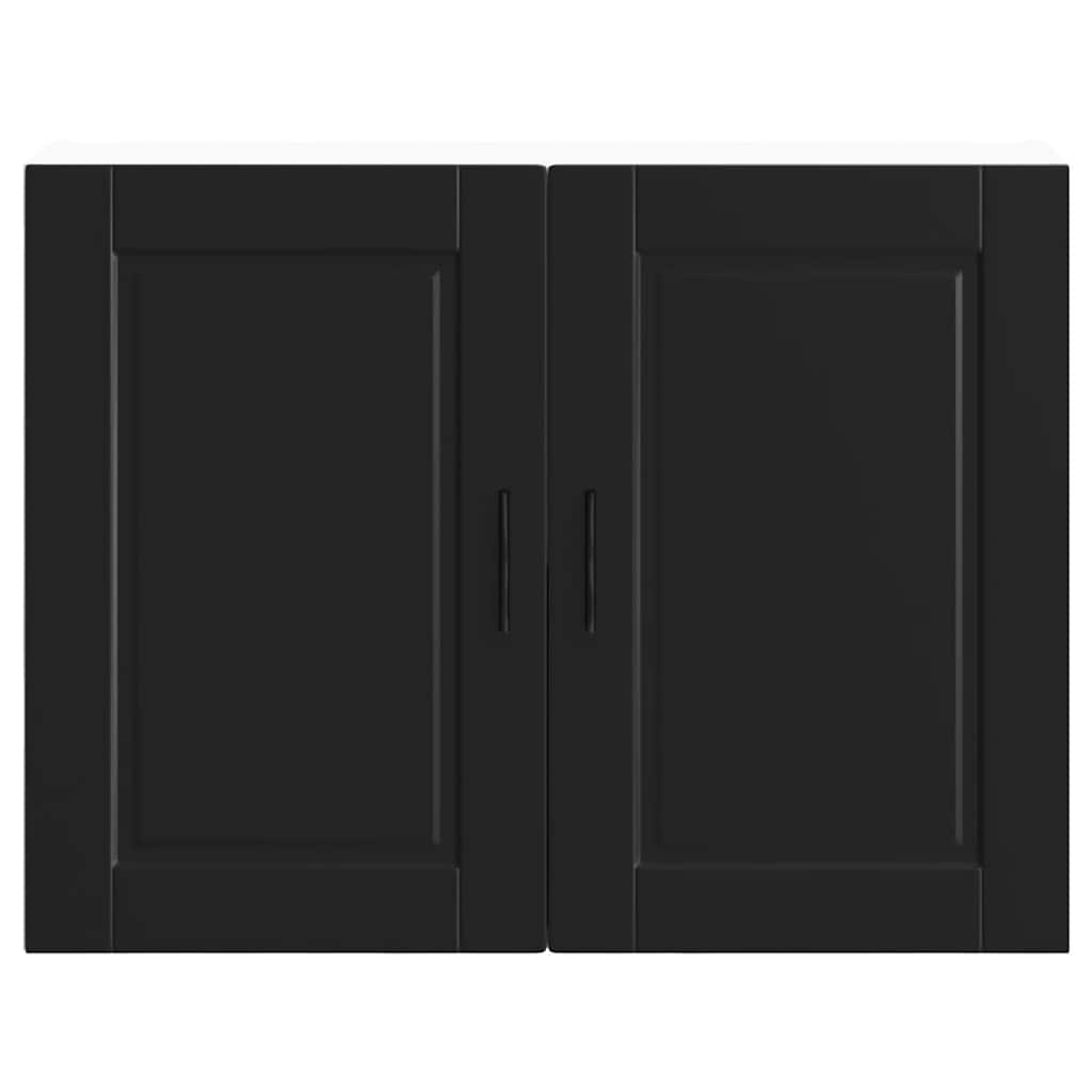 Keukenbovenkast Porto bewerkt hout zwart is nu te koop bij PeponiXL, paradijselijk wonen!