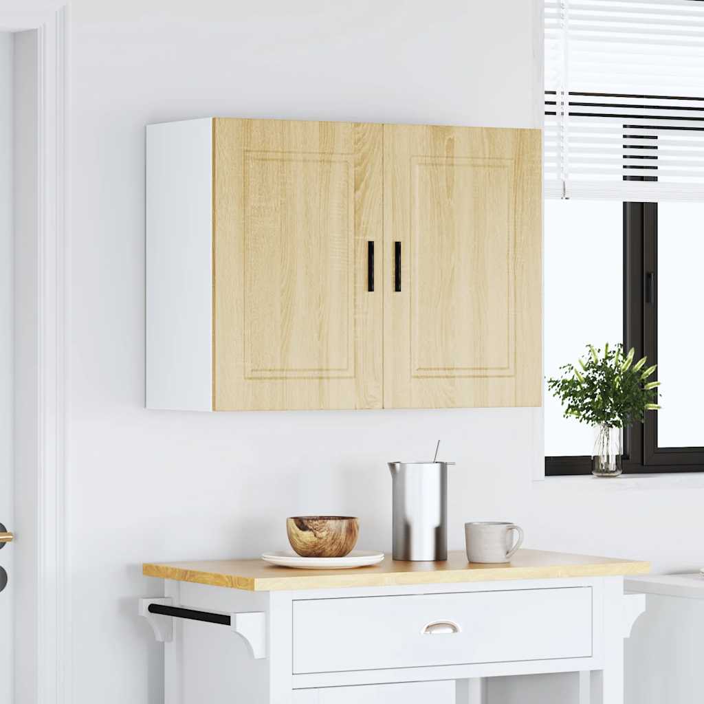 Keukenbovenkast Porto bewerkt hout sonoma eikenkleurig is nu te koop bij PeponiXL, paradijselijk wonen!
