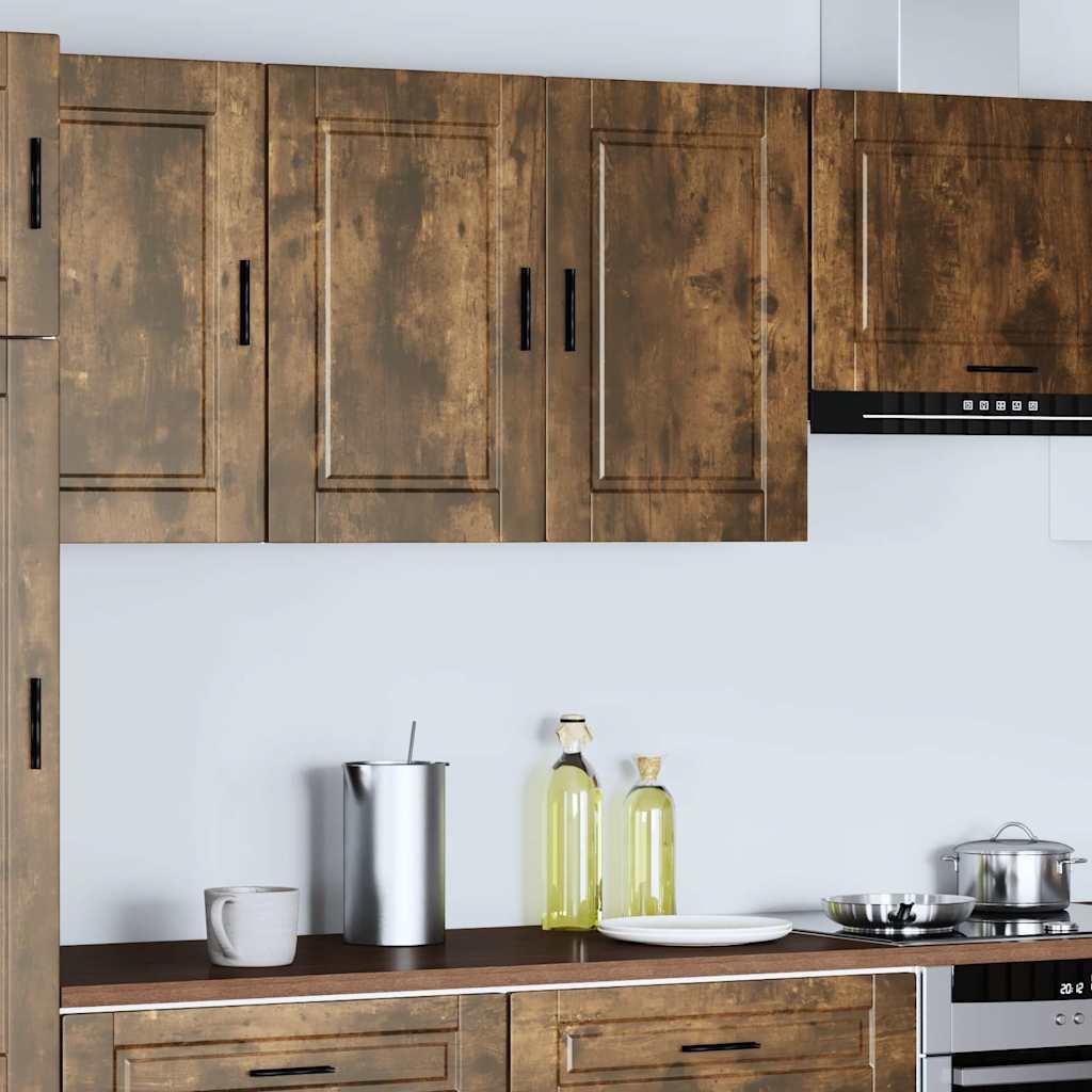 Keukenbovenkast Porto bewerkt hout gerookt eikenkleurig is nu te koop bij PeponiXL, paradijselijk wonen!