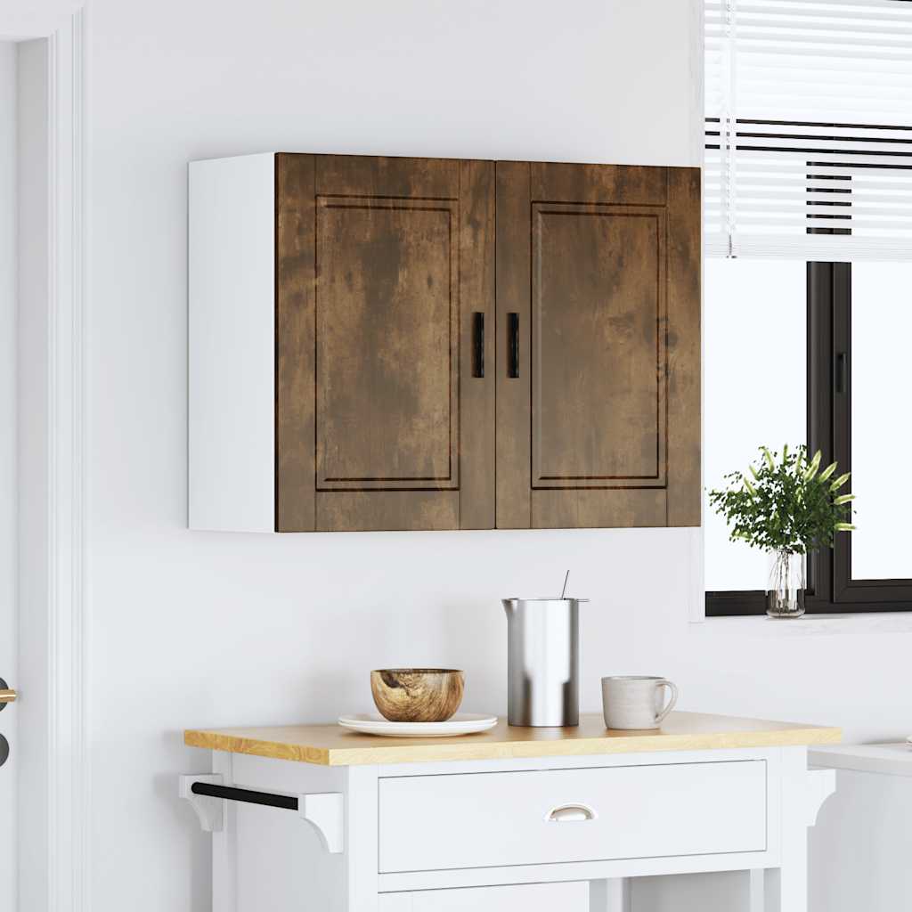 Keukenbovenkast Porto bewerkt hout gerookt eikenkleurig is nu te koop bij PeponiXL, paradijselijk wonen!