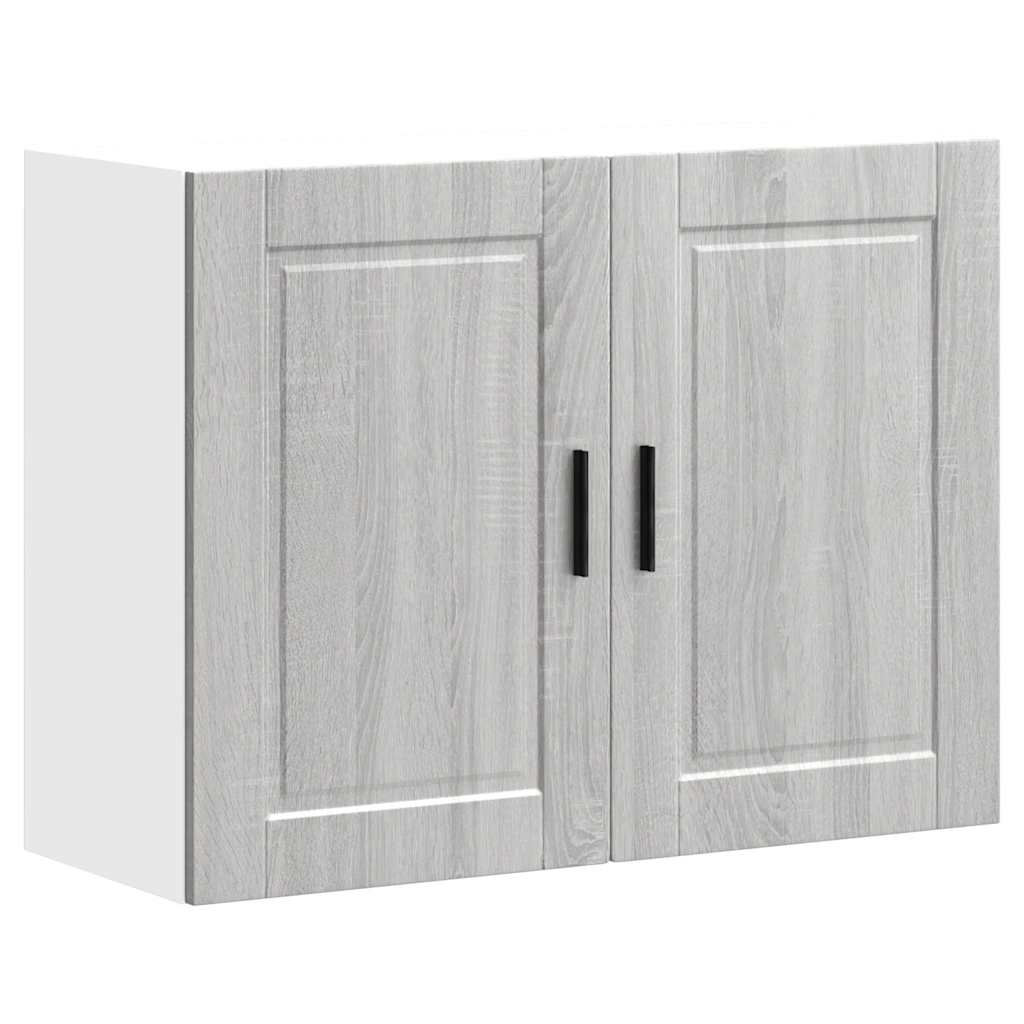 Keukenbovenkast Porto bewerkt hout grijs sonoma eiken is nu te koop bij PeponiXL, paradijselijk wonen!