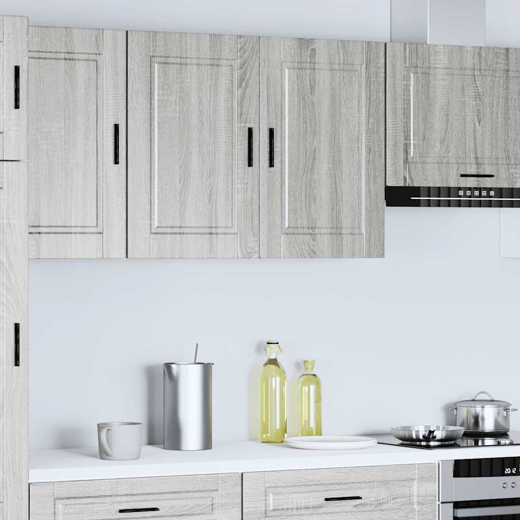 Keukenbovenkast Porto bewerkt hout grijs sonoma eiken is nu te koop bij PeponiXL, paradijselijk wonen!