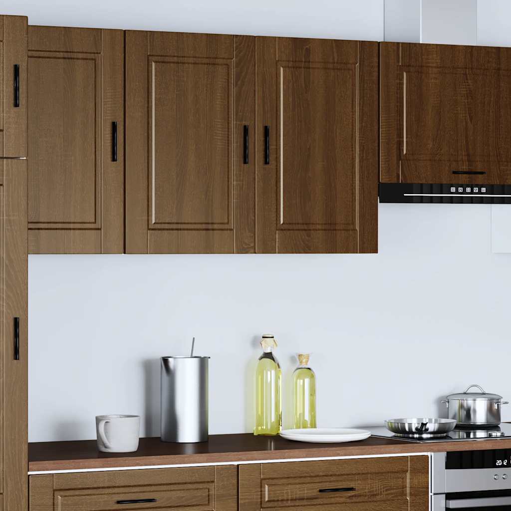 Keukenbovenkast Porto bewerkt hout bruin eikenkleur is nu te koop bij PeponiXL, paradijselijk wonen!