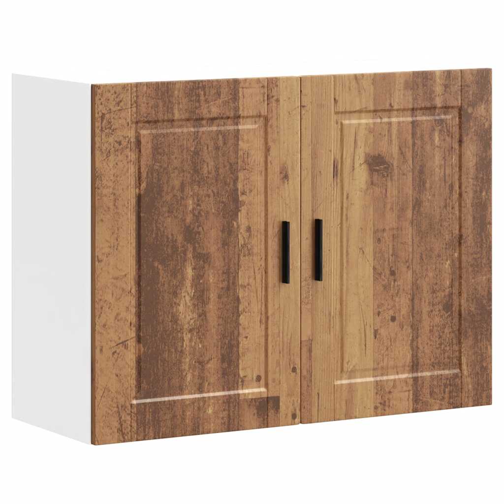 Keukenbovenkast Porto bewerkt hout oud houtkleurig is nu te koop bij PeponiXL, paradijselijk wonen!