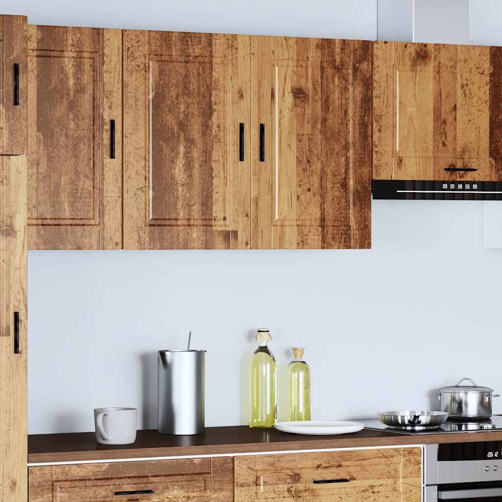 Keukenbovenkast Porto bewerkt hout oud houtkleurig is nu te koop bij PeponiXL, paradijselijk wonen!