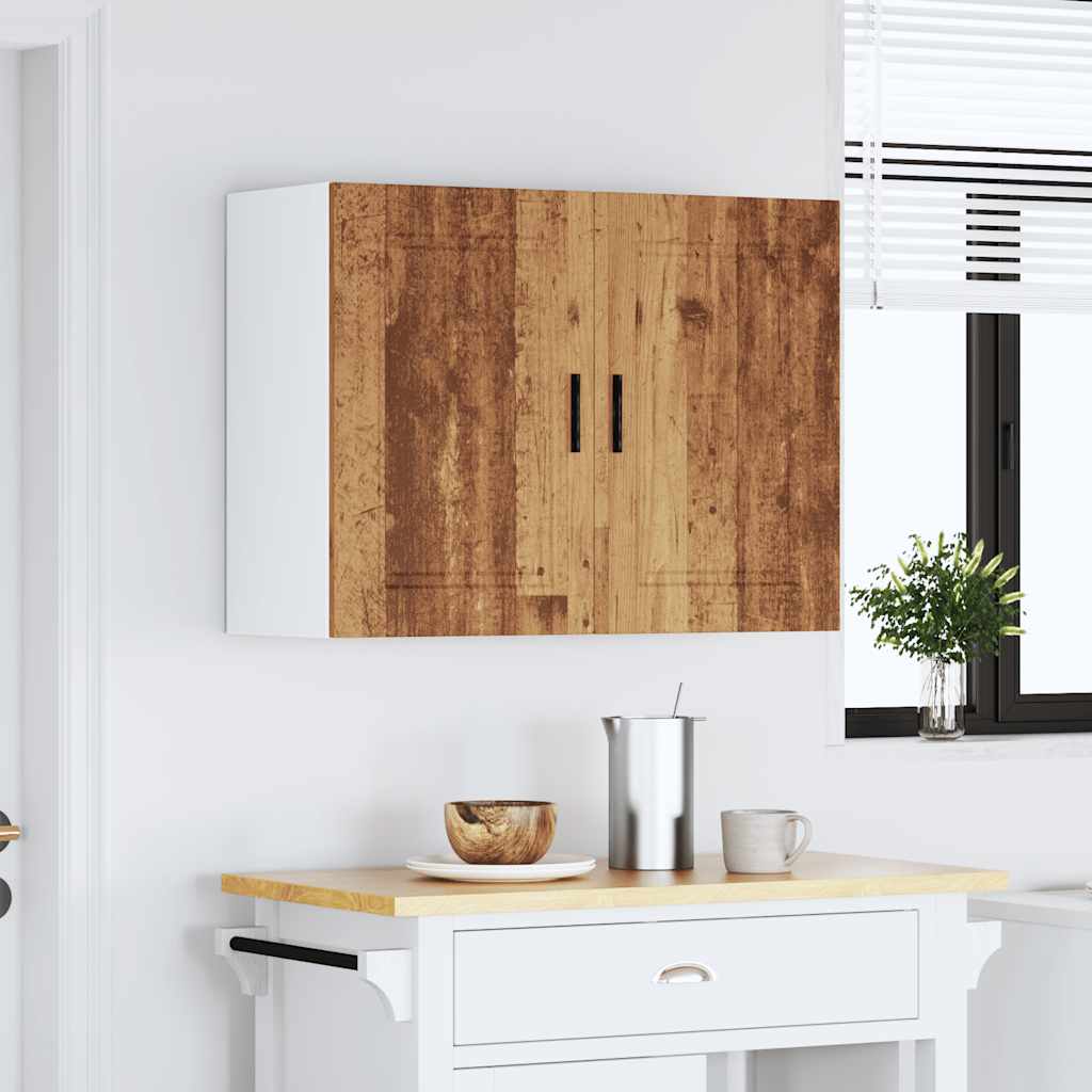 Keukenbovenkast Porto bewerkt hout oud houtkleurig is nu te koop bij PeponiXL, paradijselijk wonen!